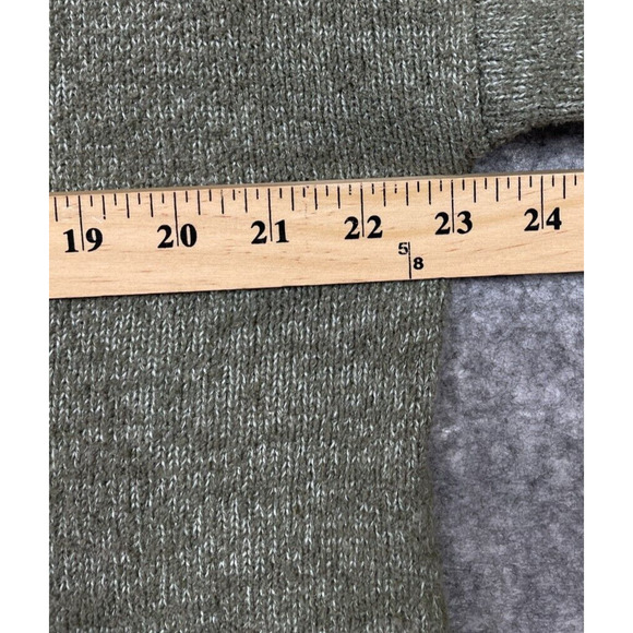 Peruvian Connection Womens Sweater Pima Cotton Knit Pullover Boxy‎ Tunic Green L - Picture 7 of 13